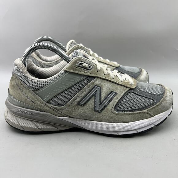 New Balance 990v5 Running Shoes Women Size 8.5 D Wide Gray Made In USA Sneakers - Picture 1 of 8